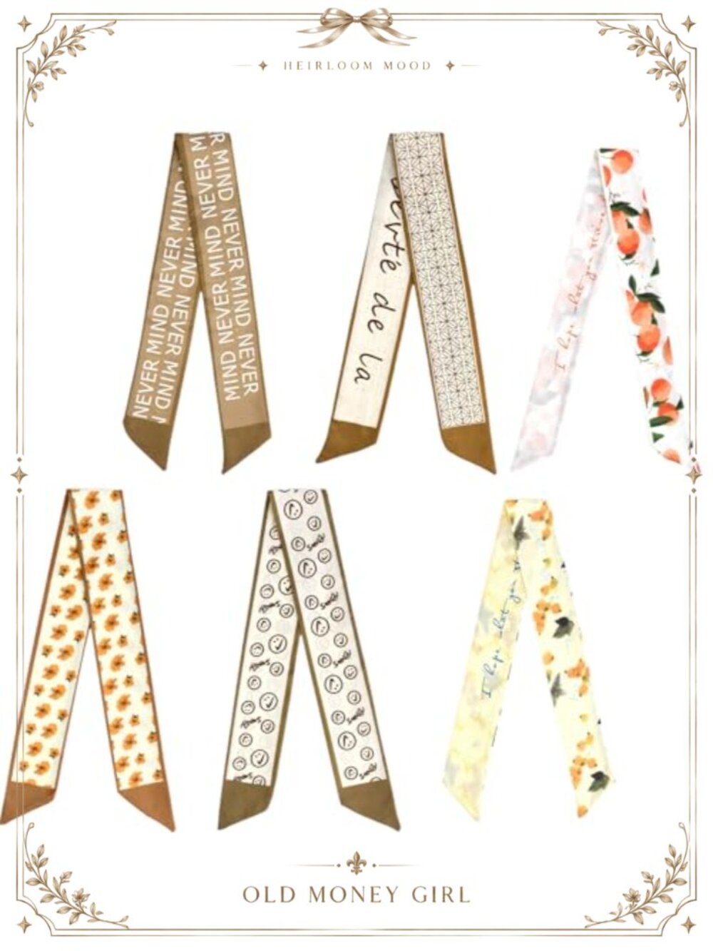 Satin Head Scarf Women Silky Long Thin Multipurpose Headscarf Hair Neck Purse